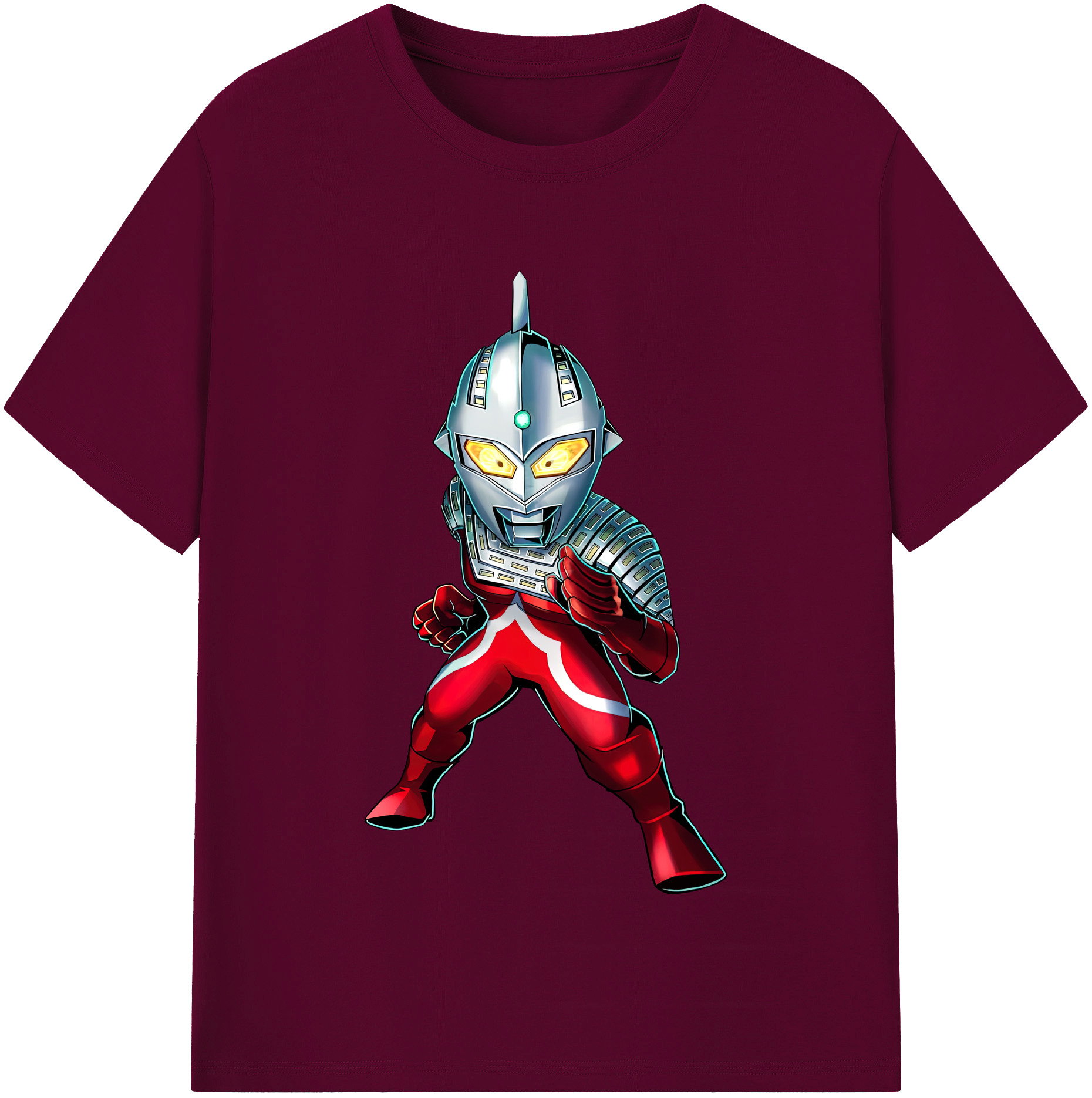 （画像用） ウルトラマン Ultraman レディースカジュアルプリントTシャツ（綿100％）